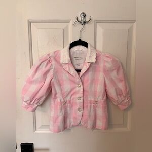 Janie and Jack Gingham Jacket